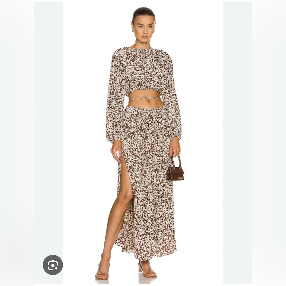 Matteau Silk Maxi Skirt